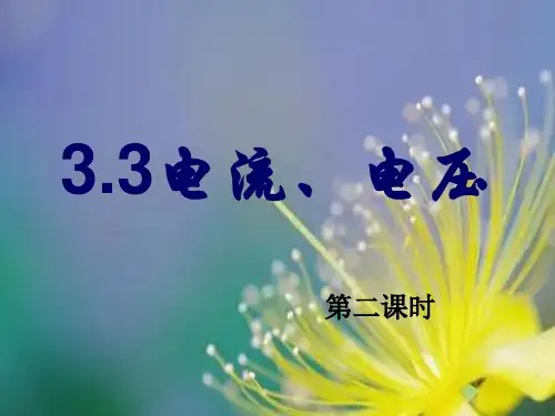 电流和电压PPT精品课件