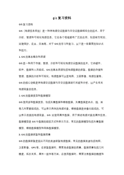 gis复习资料