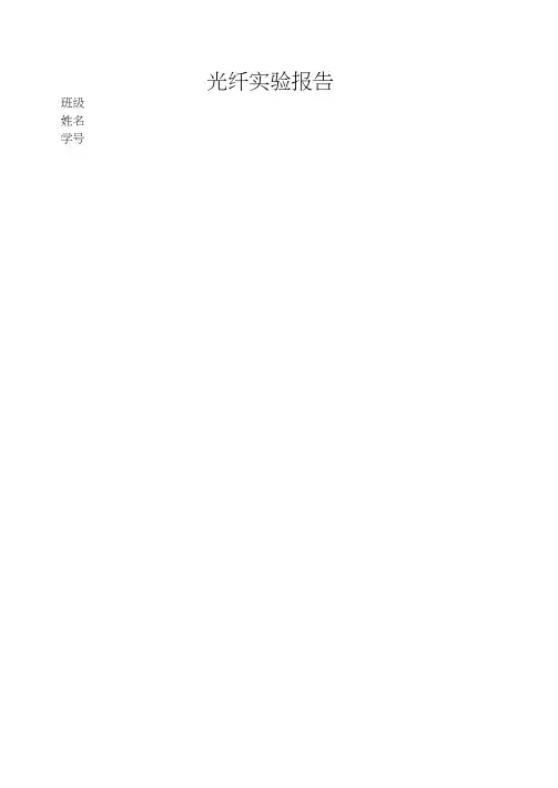 光线实验报告_讲解