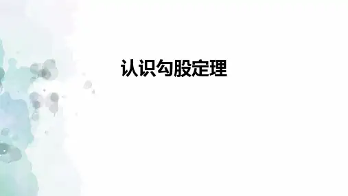 第18章 勾股定理-认识勾股定理拓展课件 2022--2023学年沪科版数学八年级下册