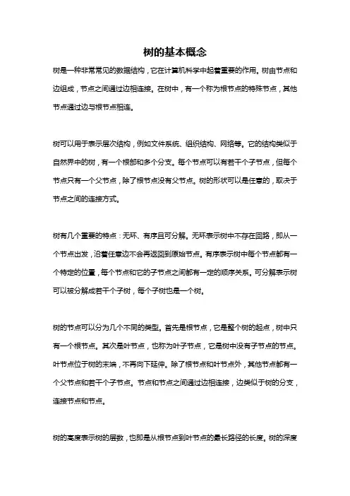 树的基本概念