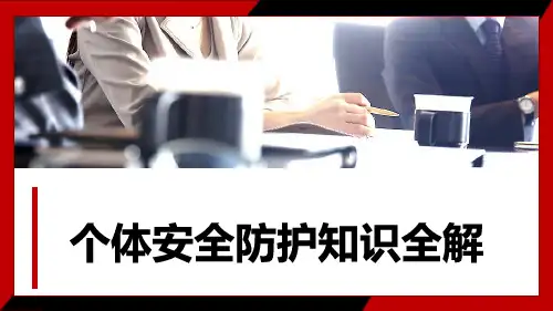 个体安全防护知识全解(130页)