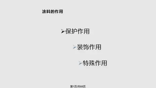 三棵树乳胶漆建筑涂料基础知识课件学习
