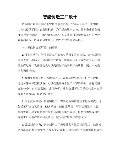 智能制造工厂设计