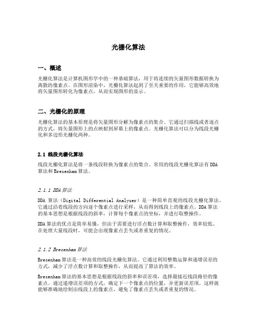 光栅化算法