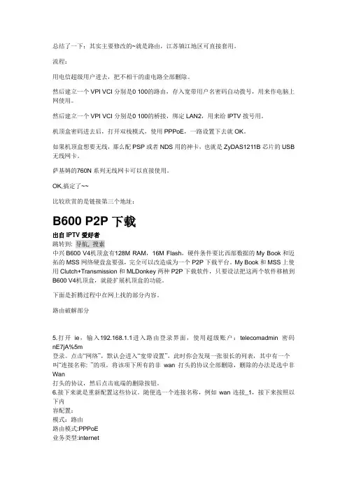 电信猫破解