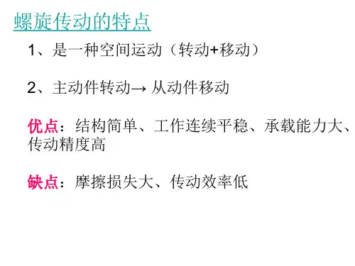 螺旋传动课件
