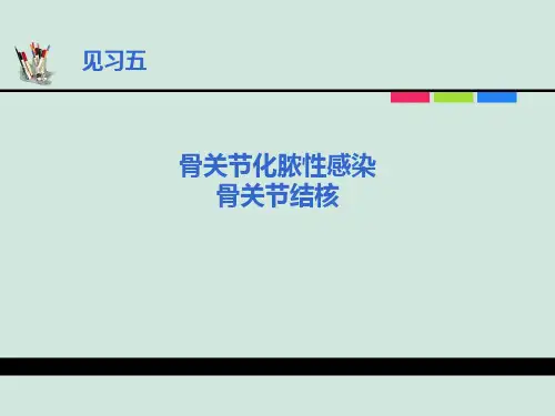 见习5-化脓性感染及结核-精品医学课件