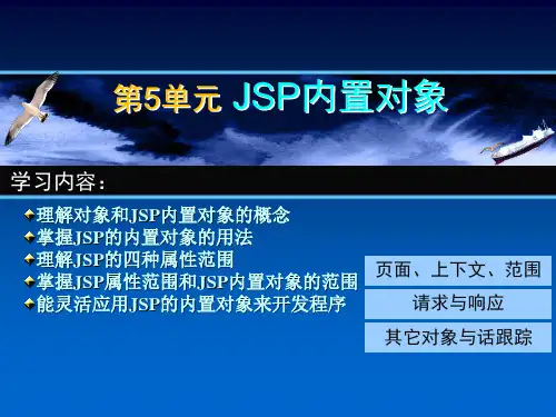 第5单元 JSP内置对象