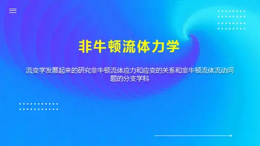 非牛顿流体力学
