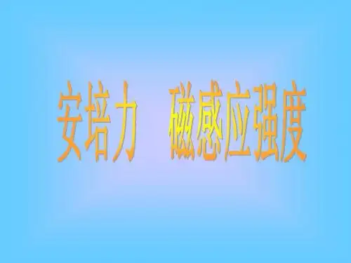 安培力