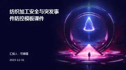纺织加工安全与突发事件防控模板课件