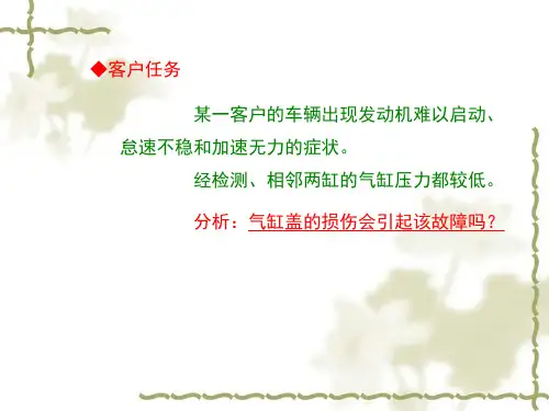 二气缸盖翘曲的检查方法