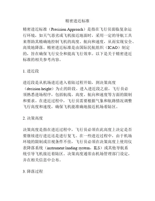 精密进近标准