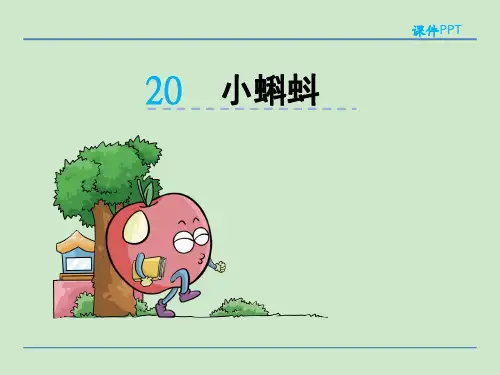 二年级下册语文课件小蝌蚪_湘教版 (共27张PPT)