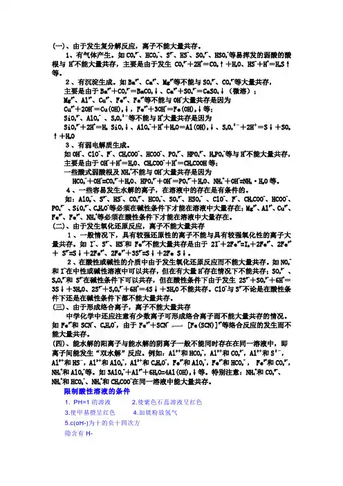 离子反应