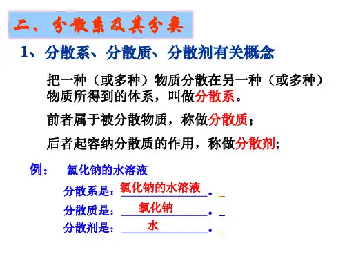 胶体的性质