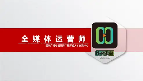 全媒体运营师PPT详解