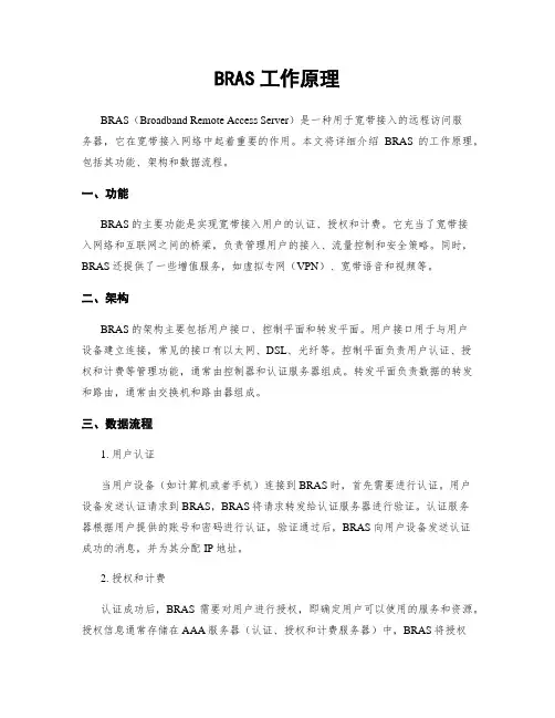 BRAS工作原理