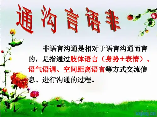 非语言沟通