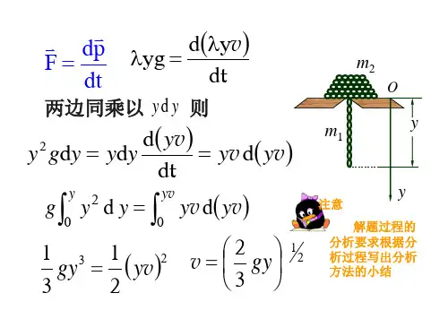 动量定理事例PPT