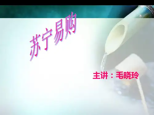 苏宁易购PPT课件