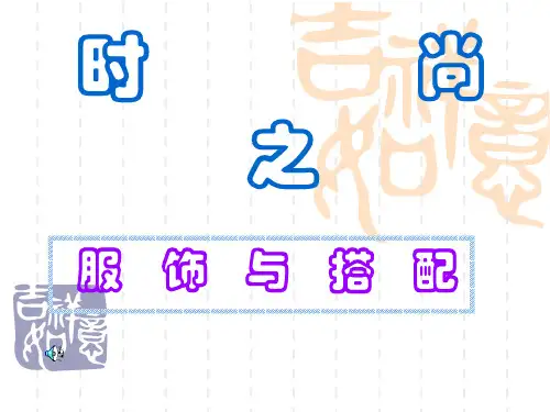 时尚之服饰与搭配(ppt 24)