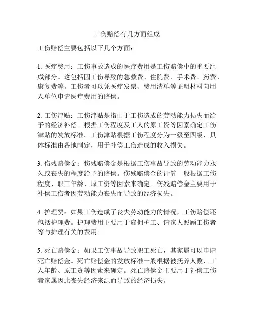 工伤赔偿有几方面组成