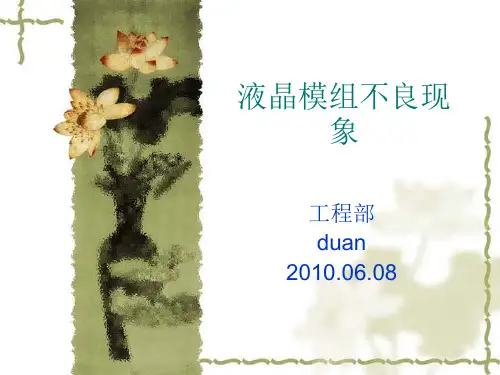 液晶模组不良现象