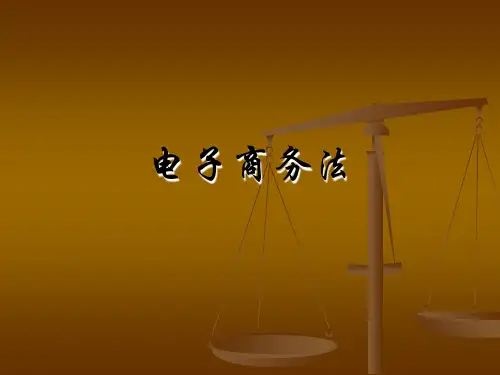 电子商务法概述 PPT(共 52张)