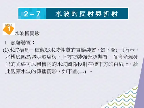 波动_水波的反射与折射