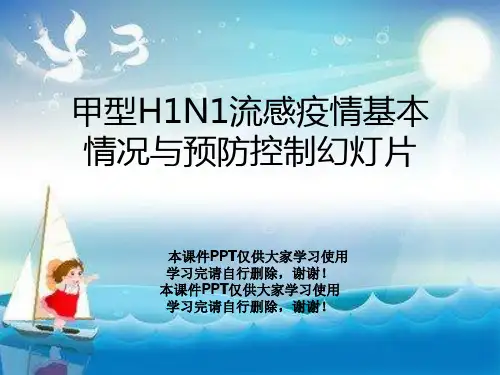 甲型H1N1流感疫情基本情况与预防控制幻灯片