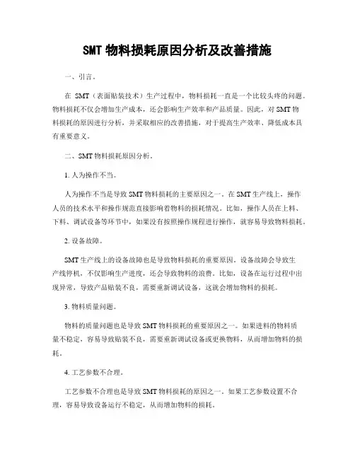 SMT物料损耗原因分析及改善措施