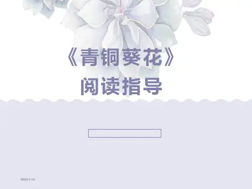 《青铜葵花》阅读指导课件