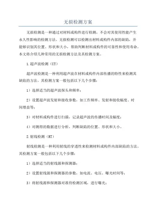无损检测方案