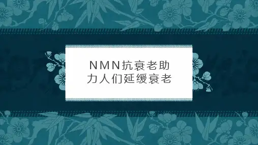 NMN抗衰老助力人们延缓衰老