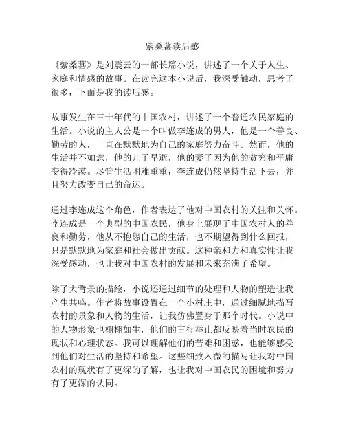 紫桑葚读后感