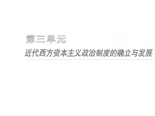近代西方政治制度