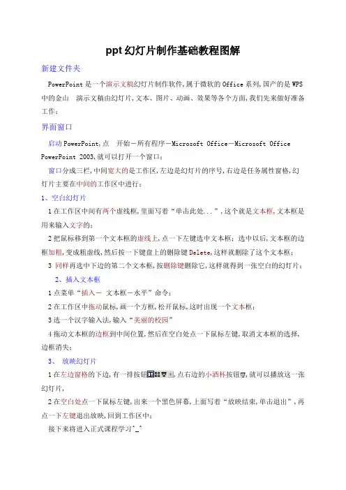 ppt幻灯片制作基础教程图解