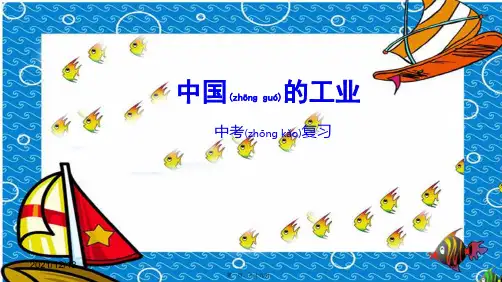 中考地理总复习 中国的工业课件