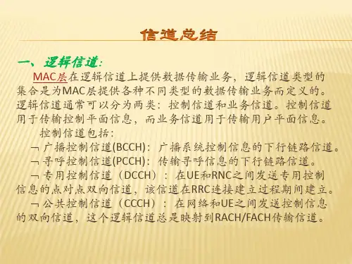 信道总结