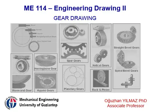 GEAR DRAWING(齿轮基本知识 英文版)