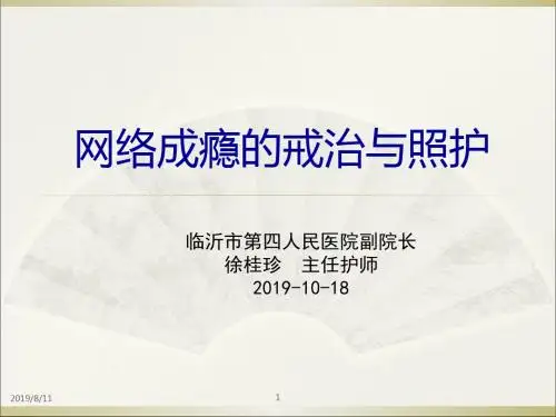 网瘾戒治-PPT课件