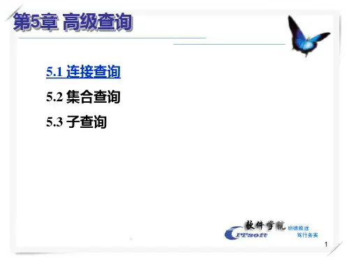 SQL第5章高级查询