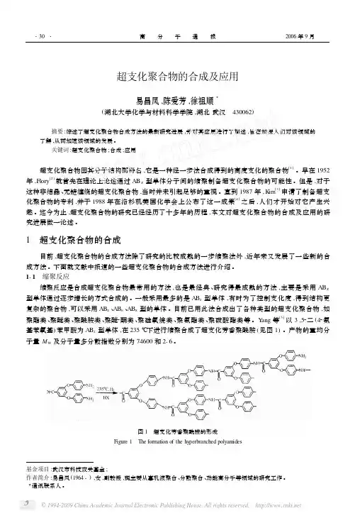 超支化聚合物的合成及应用