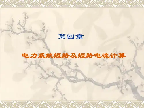 发电厂变电站电气设备第四章 电力系统短路及短路电流计算1PPT培训课件