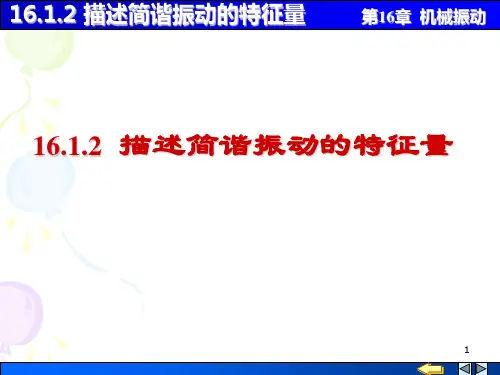 16-1-2 简谐振动中的振幅 周期 频率和相位