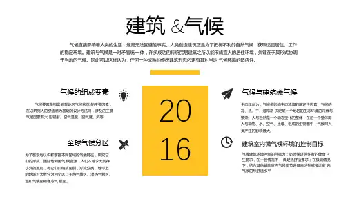 建筑适应气候调研报告ppt课件
