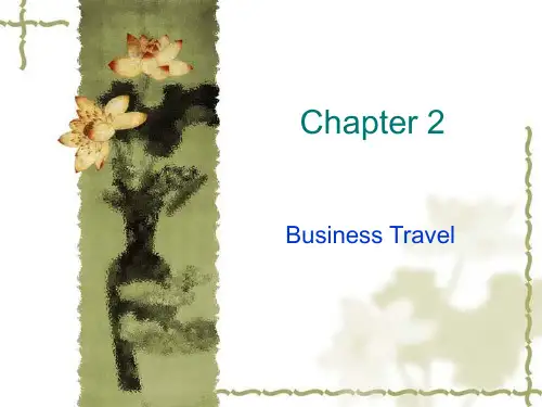 Business Travel 商务旅行