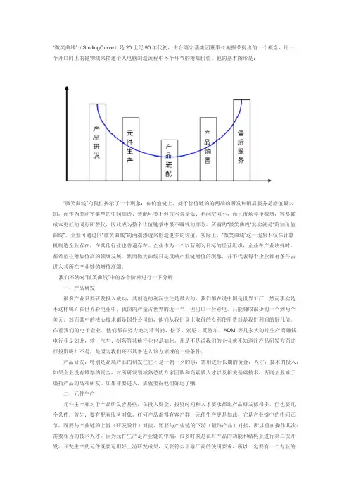 微笑曲线